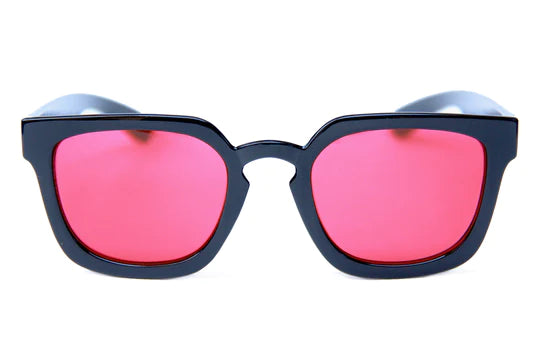 HAPPY HOUR - WOLF PUP SHADES-  BLACK/RED