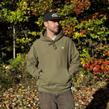 Working Class Monogram Embroidery Hoodie - Olive/White Gold