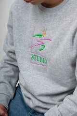 Studio Sun Run - Crewneck - Heather Grey