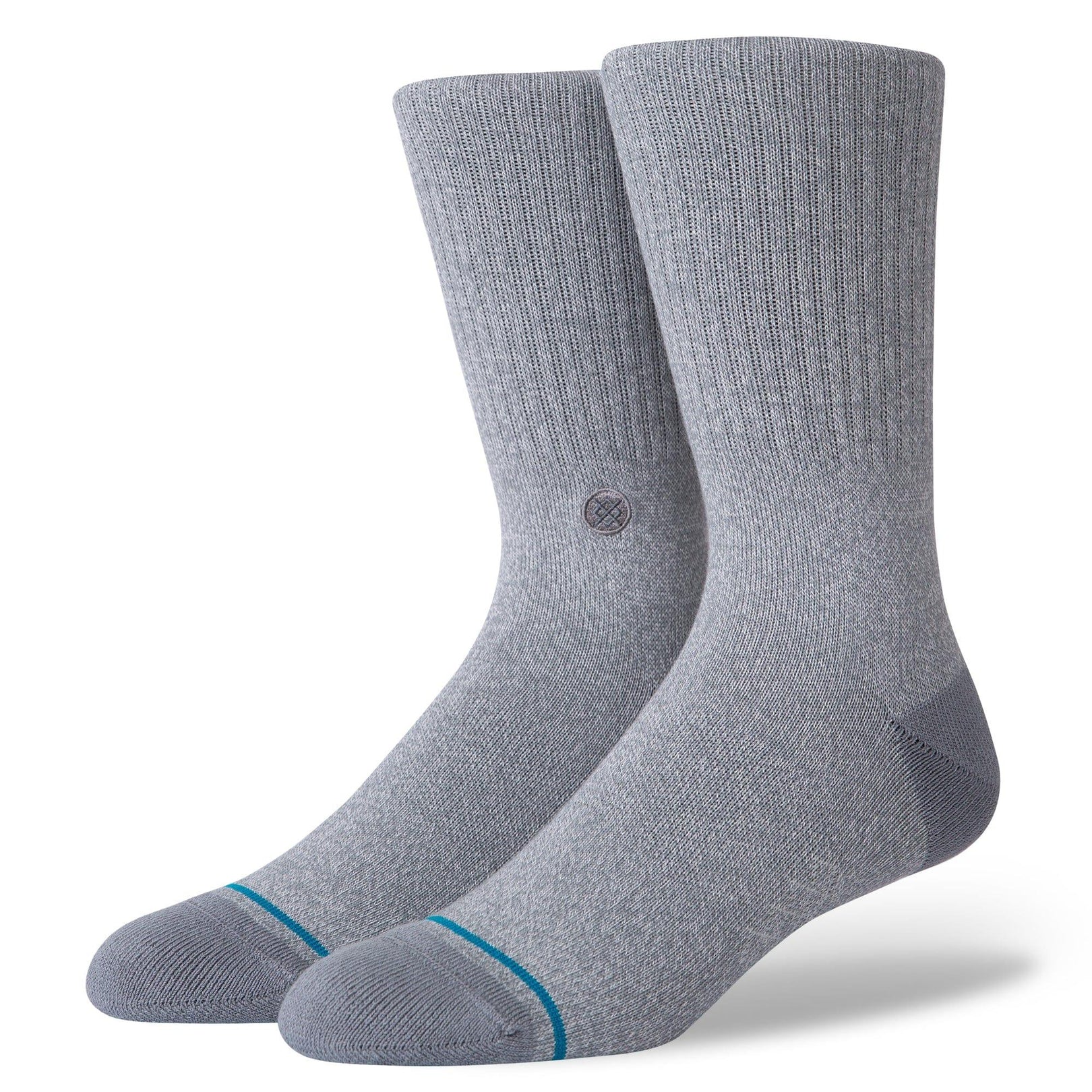 STANCE ICON SOCKS - GREY HEATHER