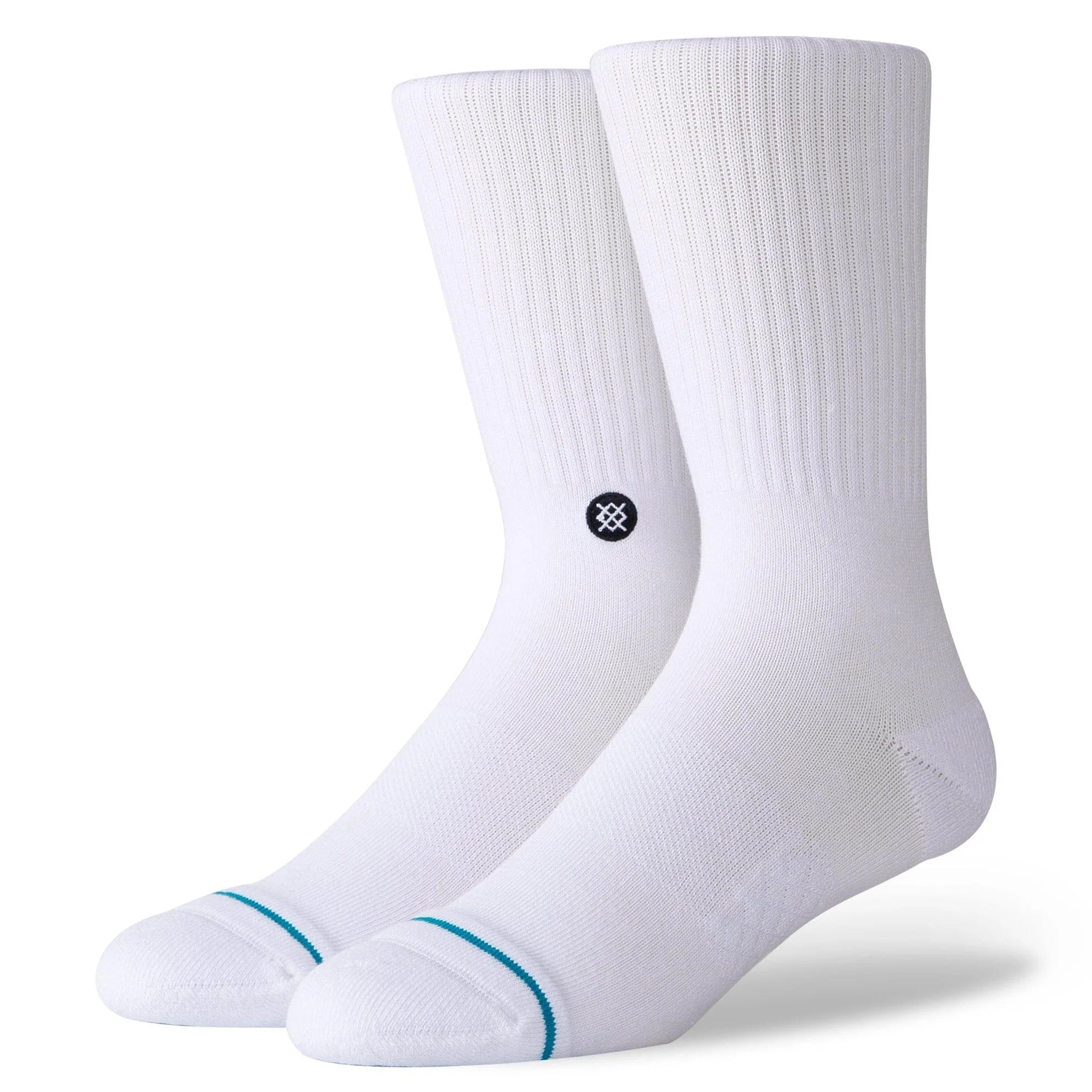 Stance Icon Crew Socks - White