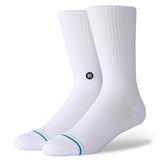 Stance Icon Crew Socks - White