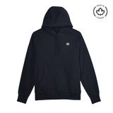 Working Class Monogram Embroidery Hoodie - Black/White Gold