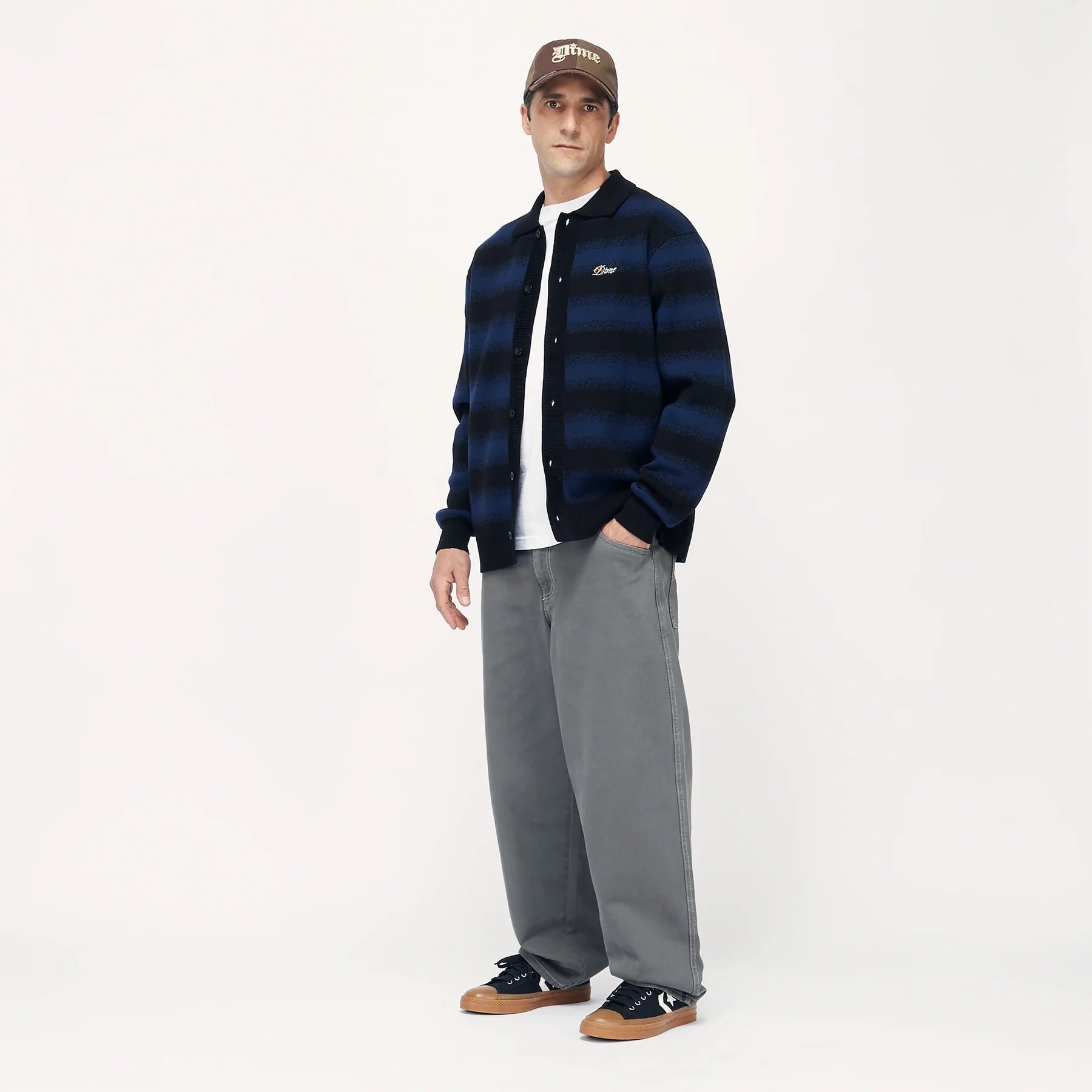 Dime Classic Baggy Pants - Dark Grey