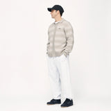 Dime Haze Knit Cardigan - Beige