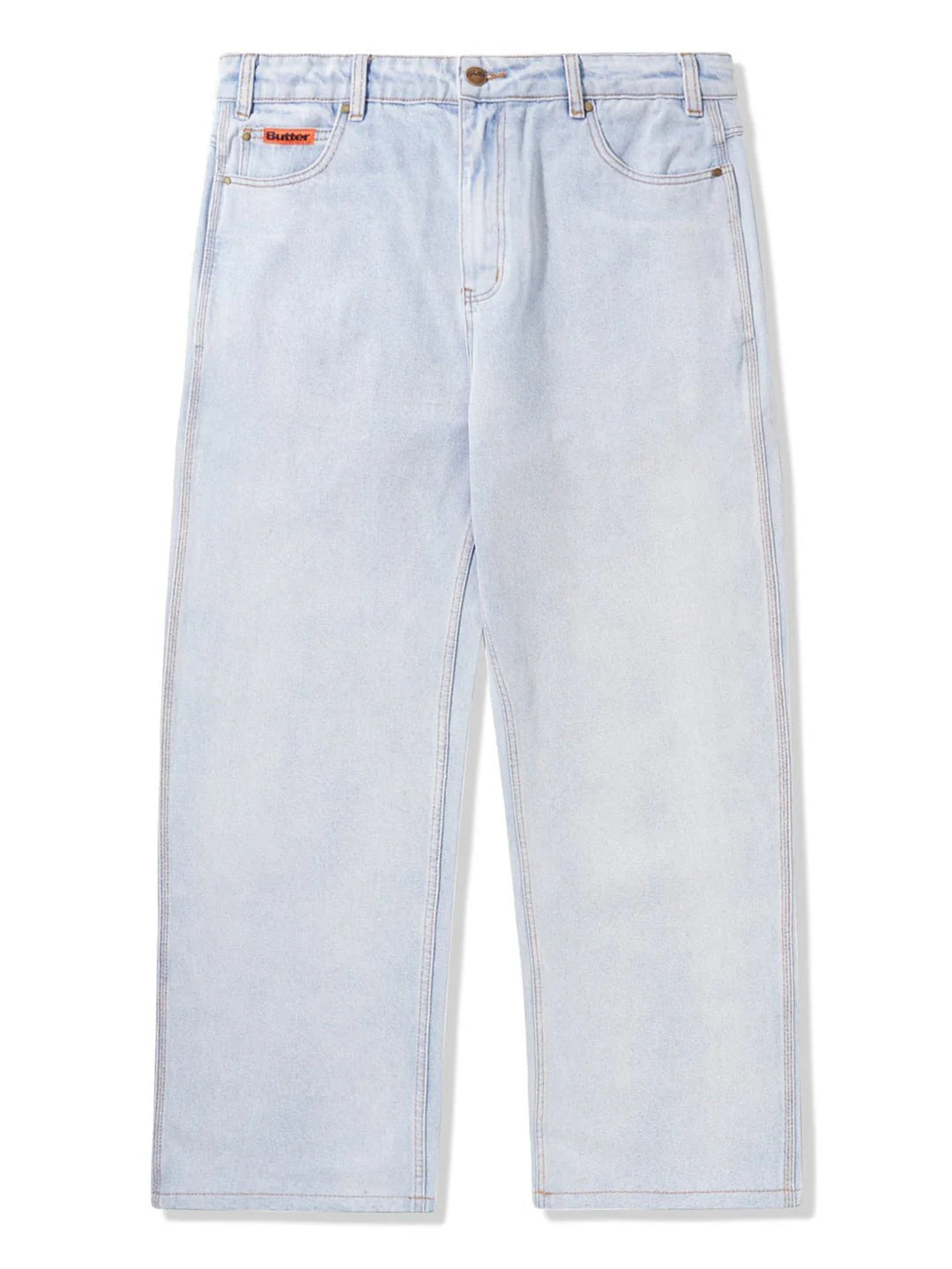 Butter Goods Relaxed Denim Jeans - Light Blue