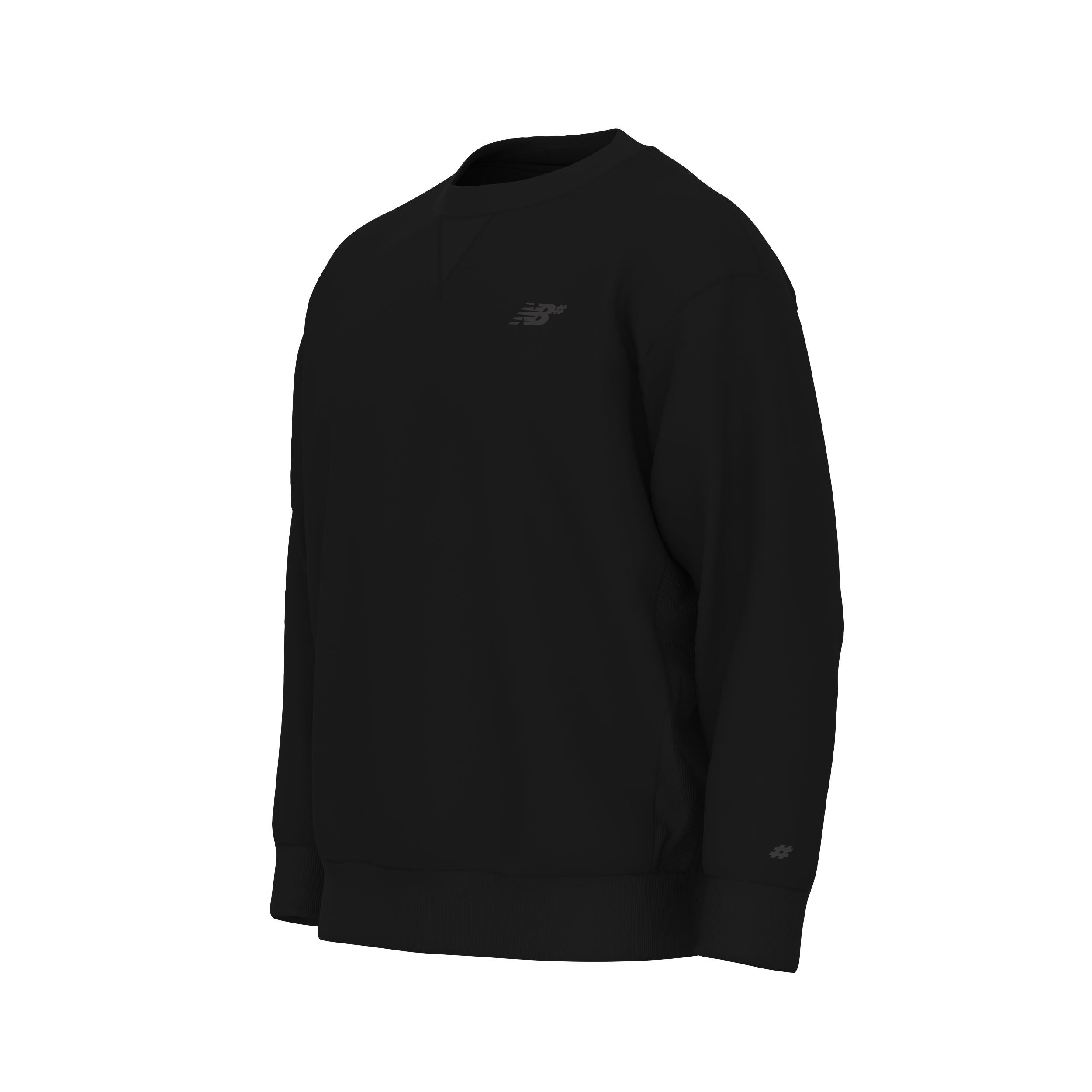 New Balance Numeric French Terry Crew - Black