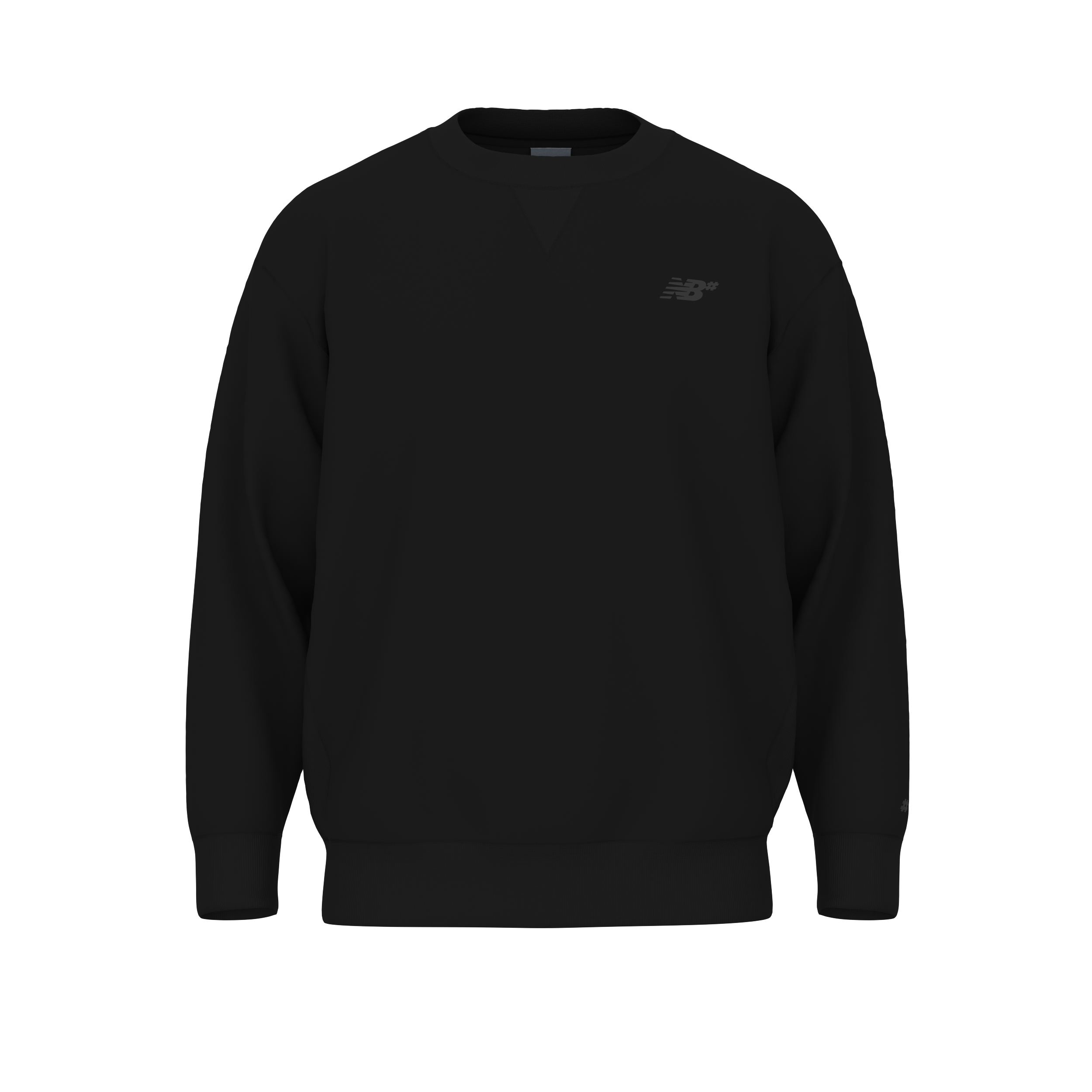 New Balance Numeric French Terry Crew - Black