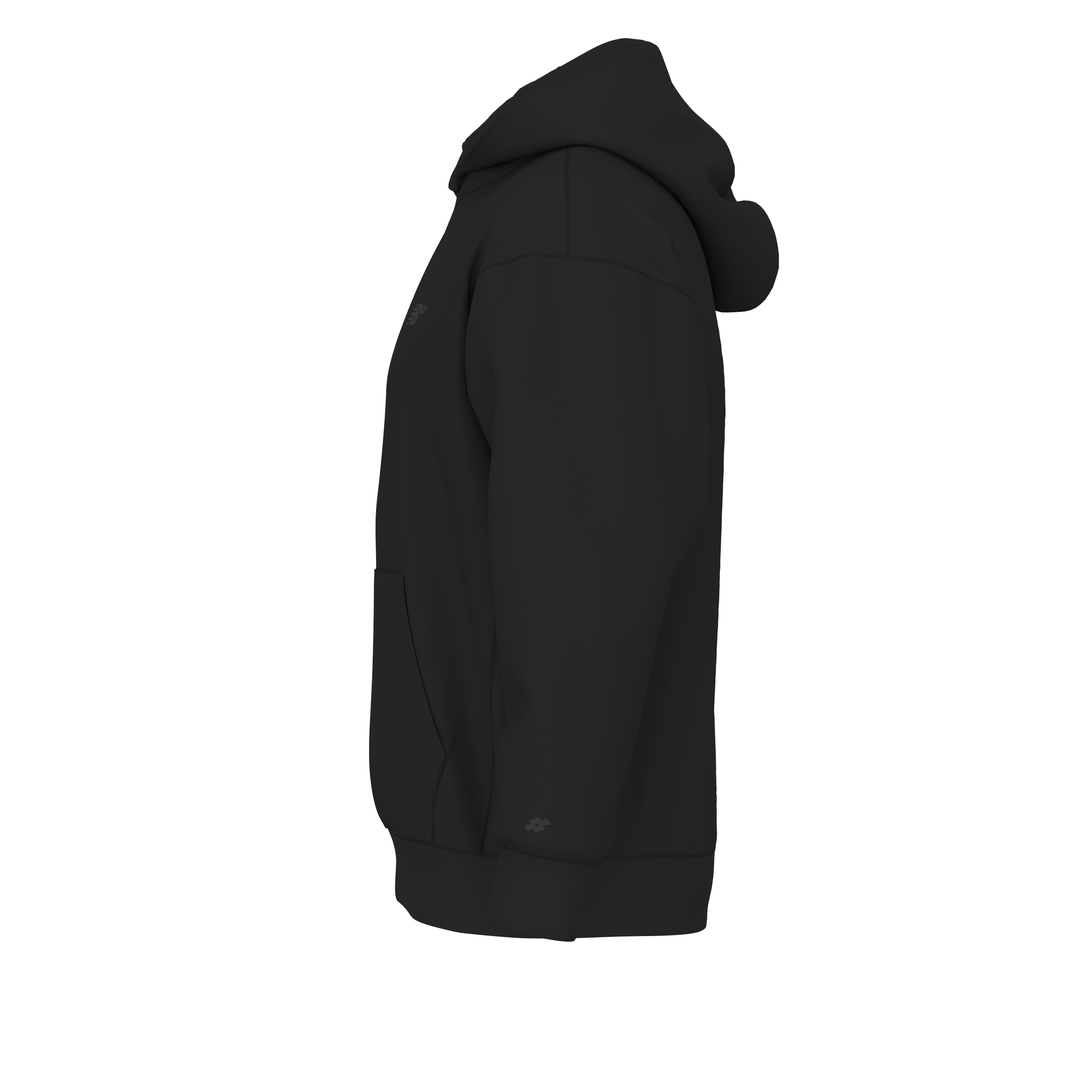 New Balance Numeric French Terry Hoodie - Black