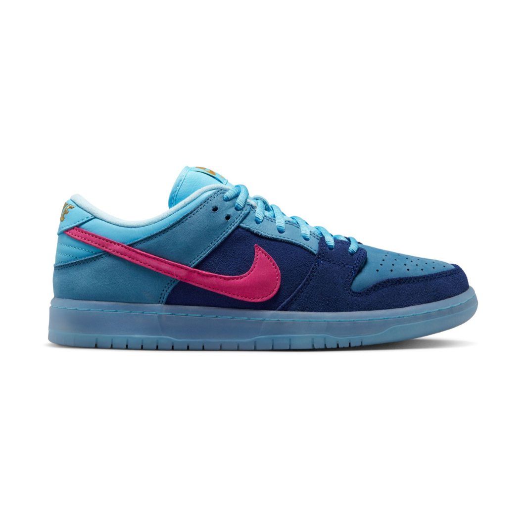 NIKE SB DUNK LOW X RUN THE JEWELS - DEEP ROYAL BLUE/ACTIVE PINK-BLUE CHILL