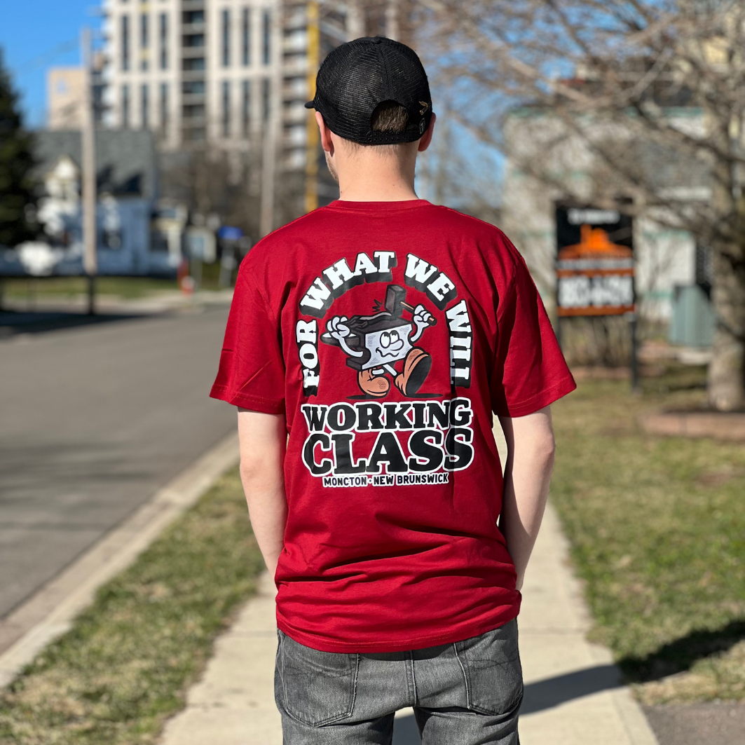 Working Class Winnie Tee - Cardinal