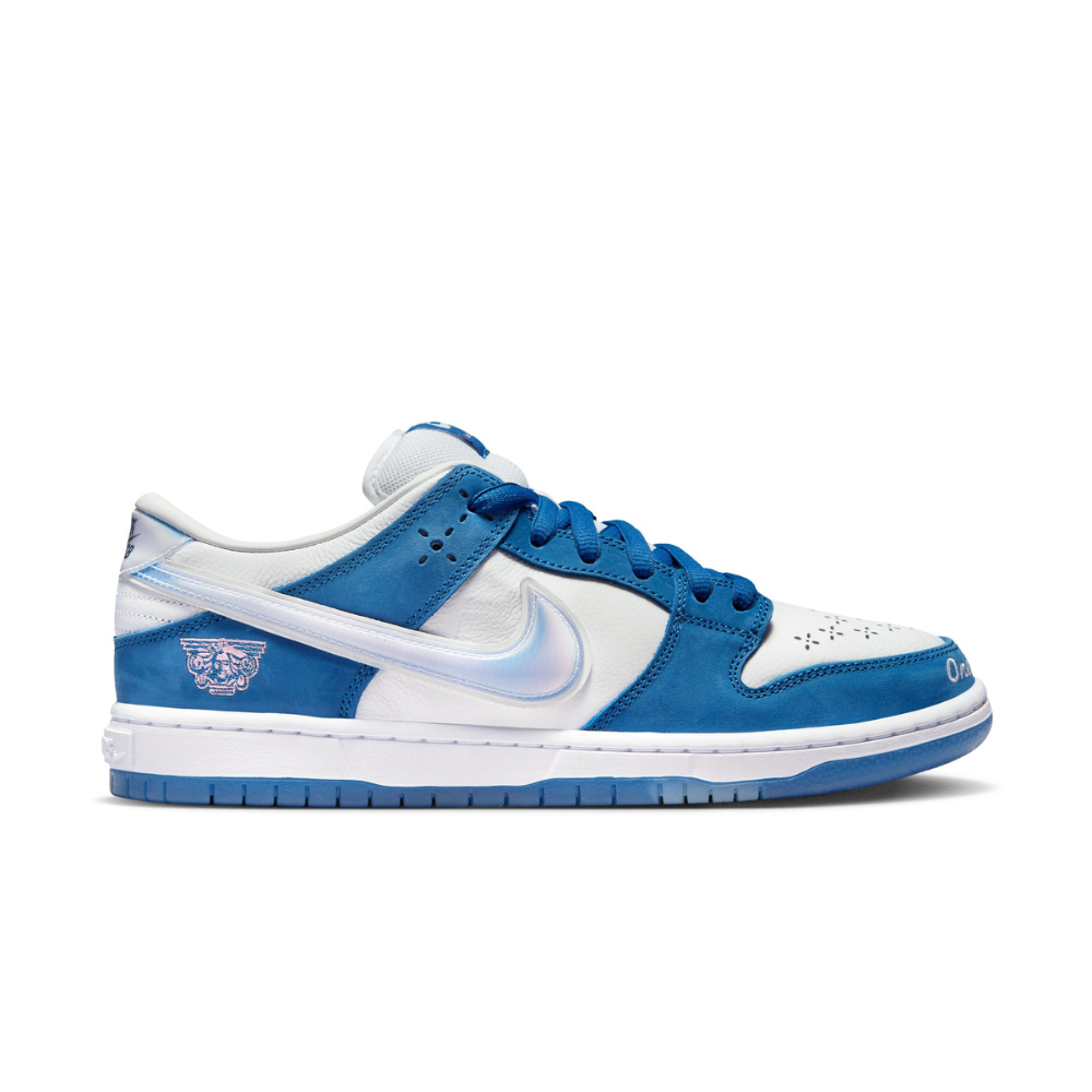 NIKE SB X BORN & RAISED DUNK LOW PRO QS - DEEP ROYAL/WHITE-BLACK