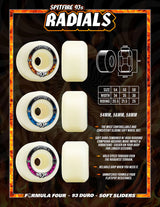 Spitfire Formula Four 93D Radial Skateboard Wheel - 56mm