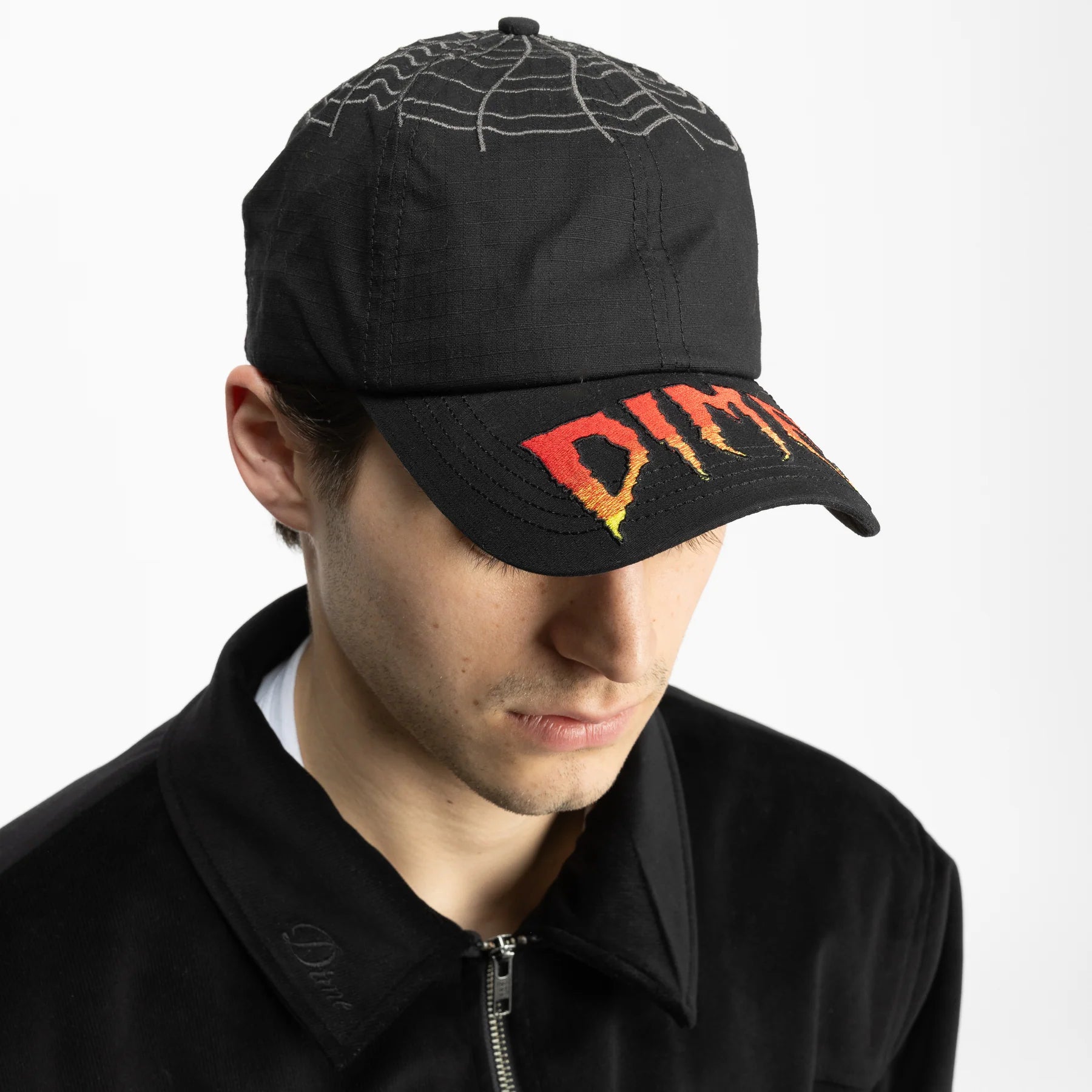 Dime Spider Low Pro Cap - Black