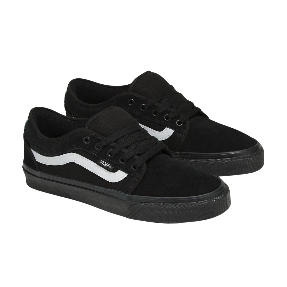 VANS CHUKKA LOW SIDESTRIPE - BLACKOUT/WHITE