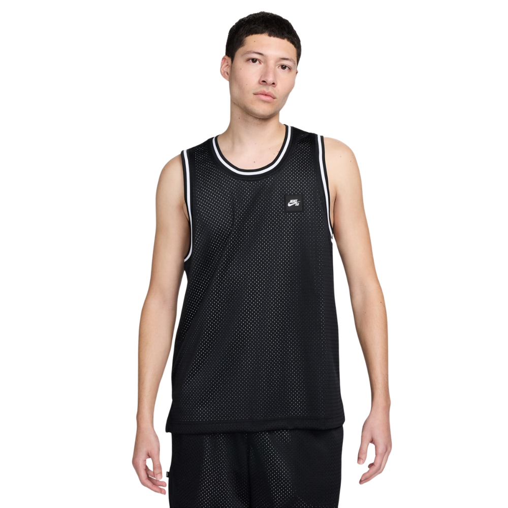 Nike SB Basketball Skate Jersey - Black/White (Reversible)