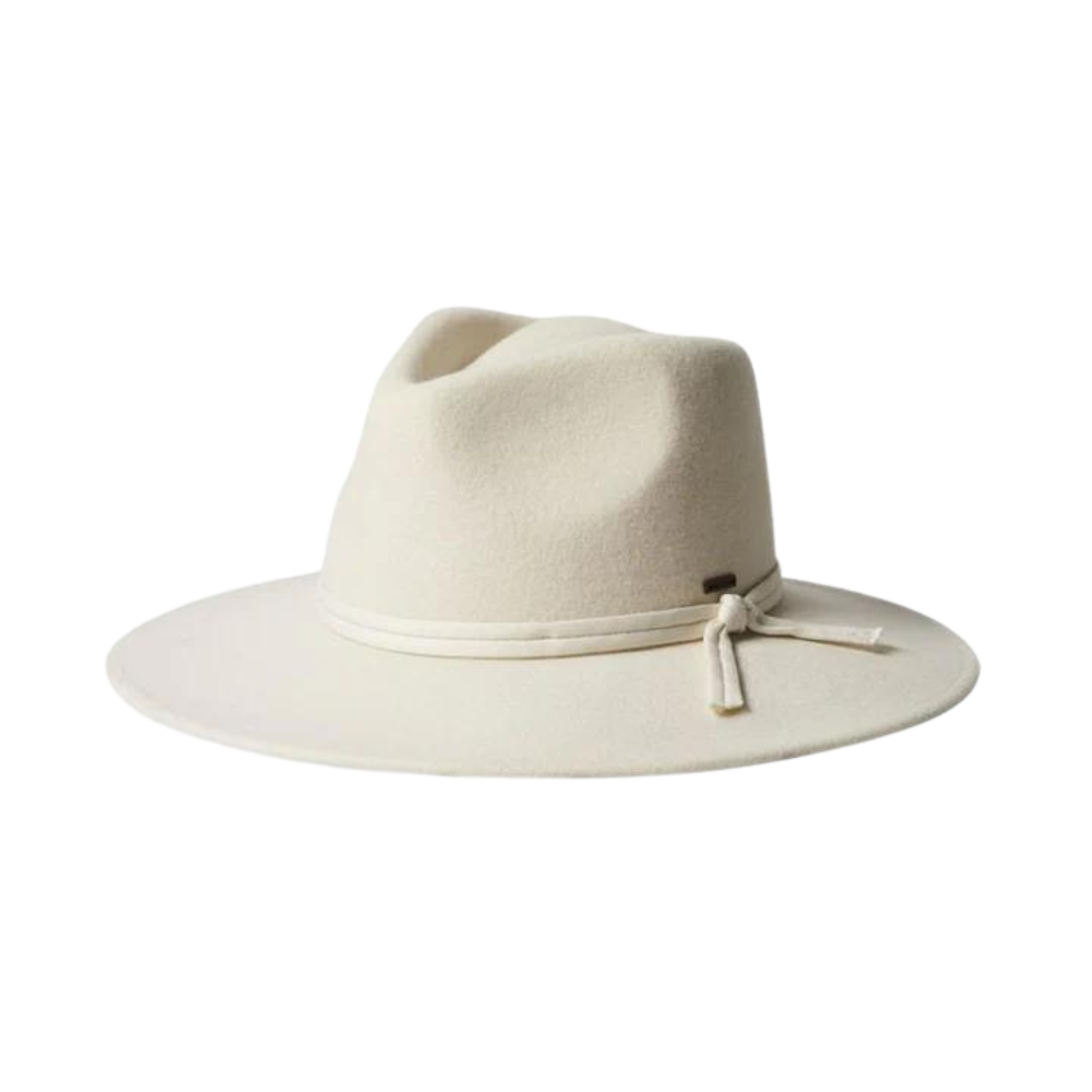 Brixton Joanna Felt Packable Hat - Off White