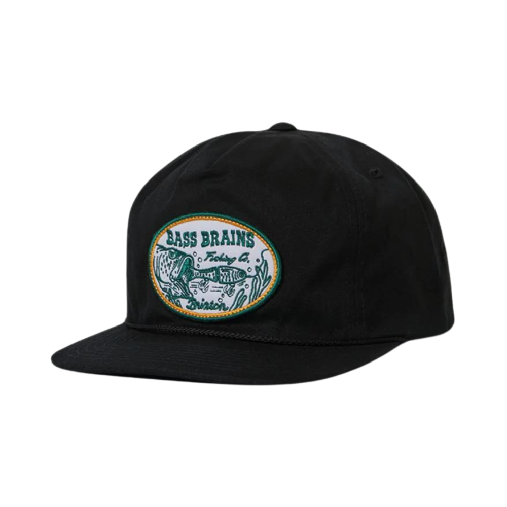 Brixton Bass Brains Swim HP Snapback - Black