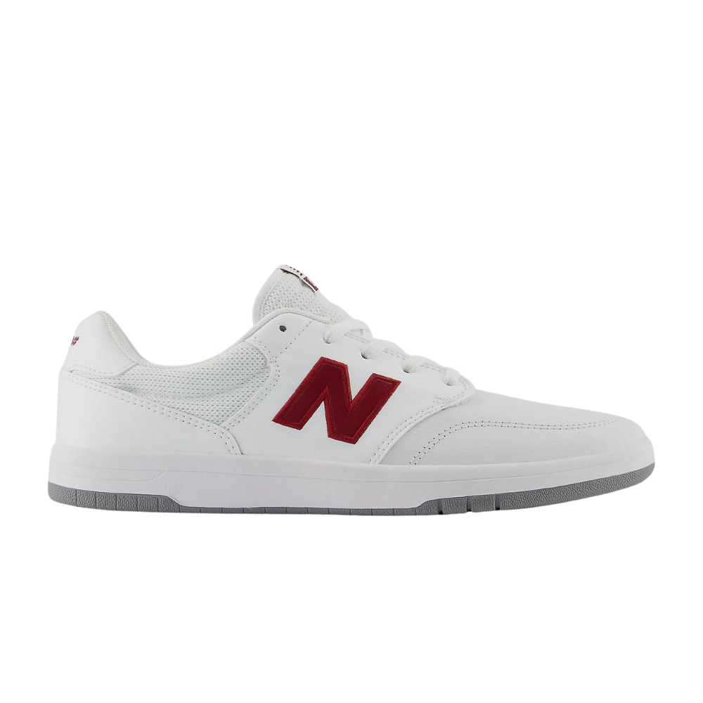 New Balance Numeric 425 - White with NB Burgundy