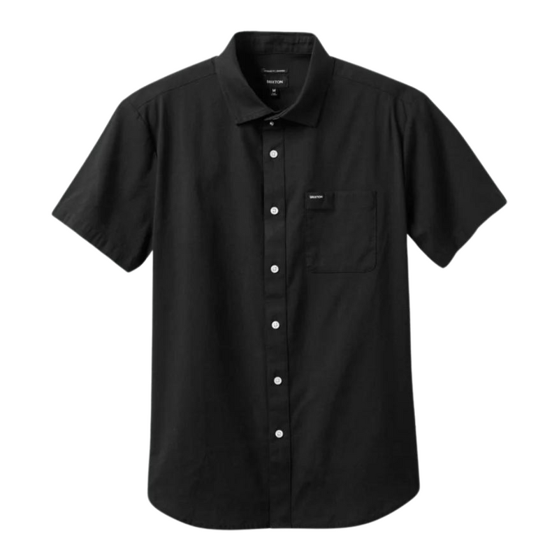 Brixton Charter Oxford Short Sleeve Woven - Black