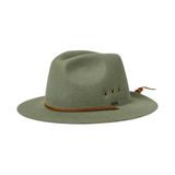 Brixton Wesley WTHR GUARD™ Packable Fedora - Light Moss