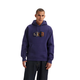 Levi's Skate Hooded Sweatshirt Chenille Patch - Astral Aura Blue And Black