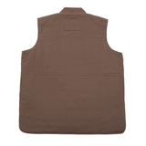 CAT WWR Classic Canvas Vest - Brown