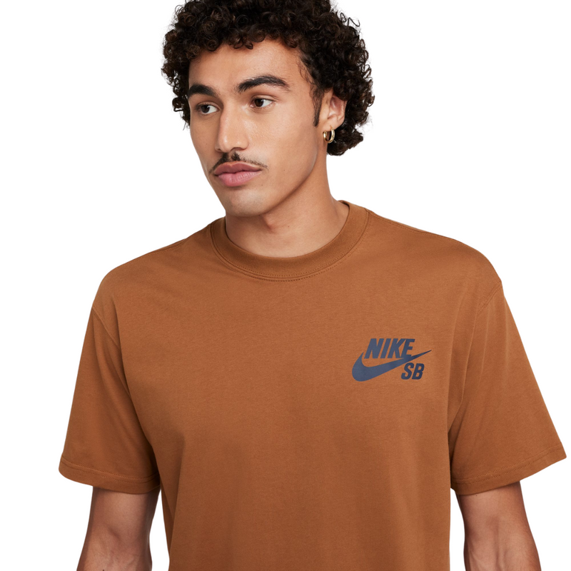 Nike SB Logo Skate T-Shirt - LT BRITISH TAN