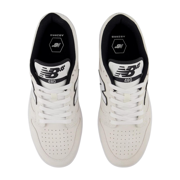 New Balance Numeric 480 - White with Black