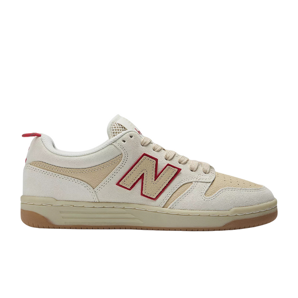 New Balance Numeric 480 x Chocolate - Sea Salt with Red