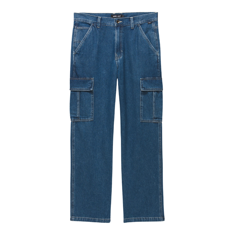 Vans Service Cargo Loose Denim Pant - Vintage Indigo