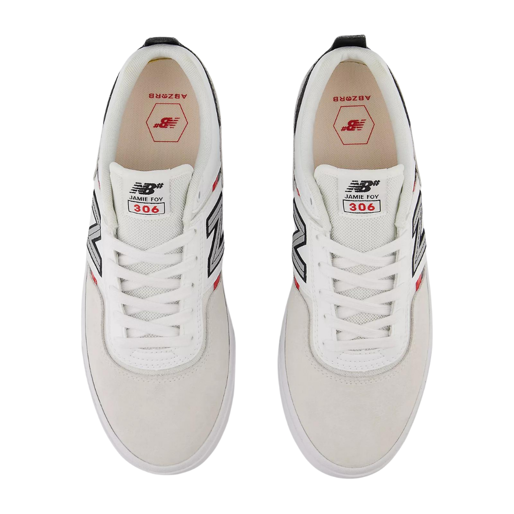 New Balance Numeric Jamie Joy 306 - White with Red