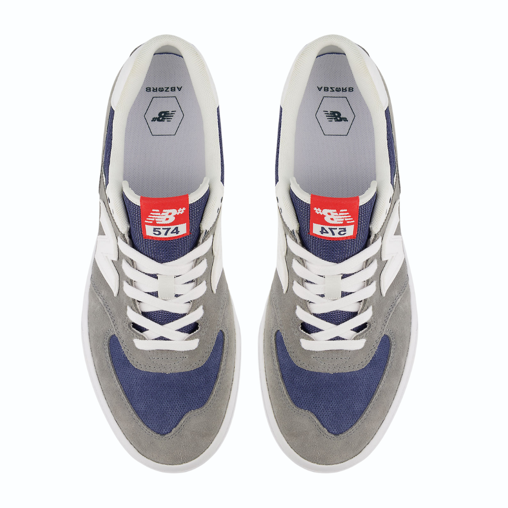 NB Numeric 574 Vulc - Grey with White