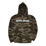 Fucking Awesome Stamp Logo Zip Hoodie - Camo