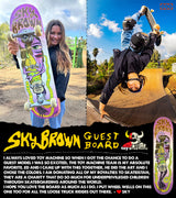 Toy Machine Sky Brown Guest Board - 8.25"