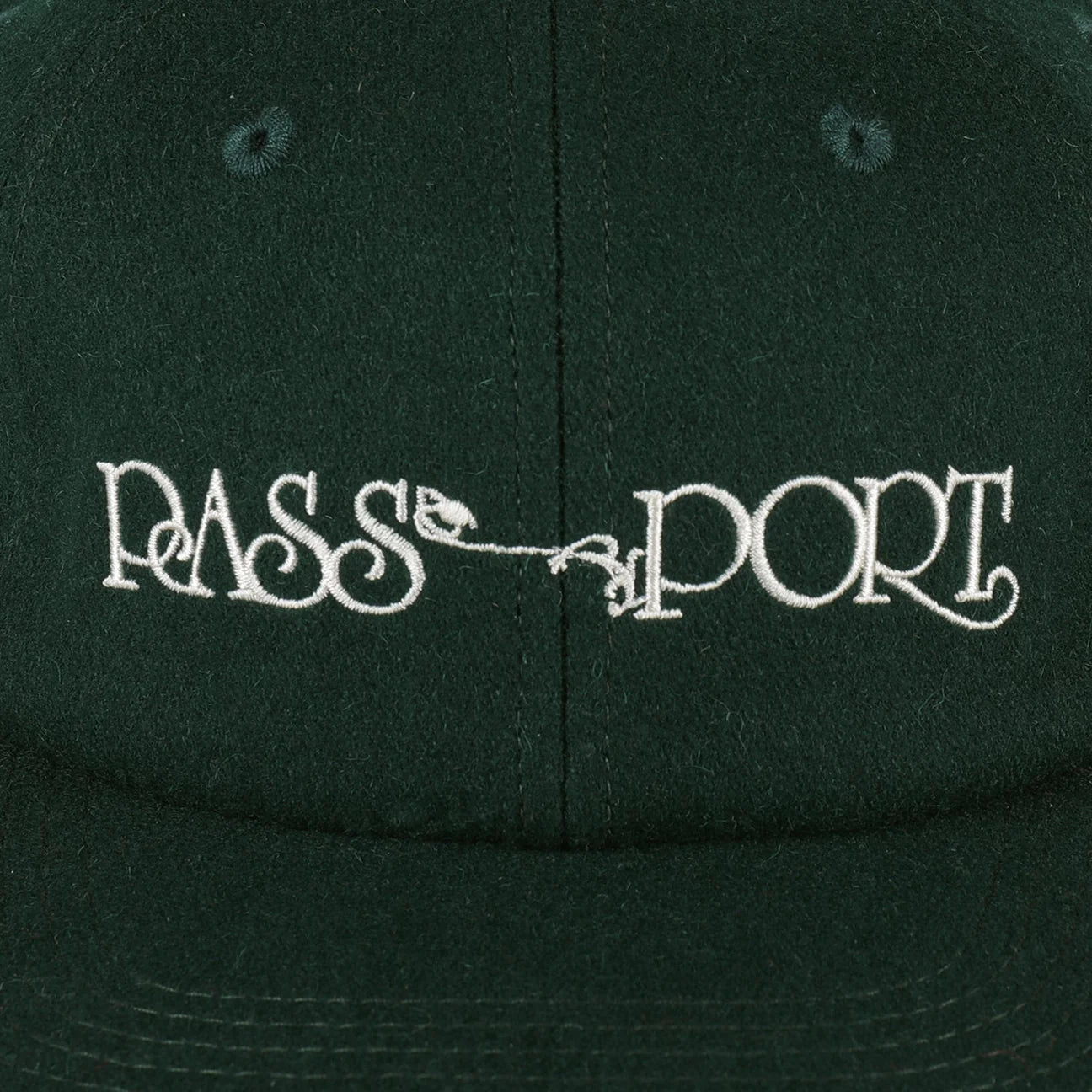 Pass~Port - Stem Logo Woolen Cap - Forest Green