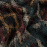 Dime Plaid Mohair Knit - Black