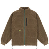 Dime Coverstitch Sherpa Fleece - Military Brown