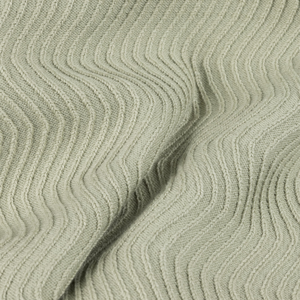 Dime Wave Knit SS Knit - Sage