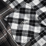 Dime Triple Plaid Shirt - Black