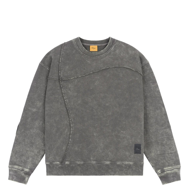 Dime Reverse Stitch Crewneck - Charcoal Washed