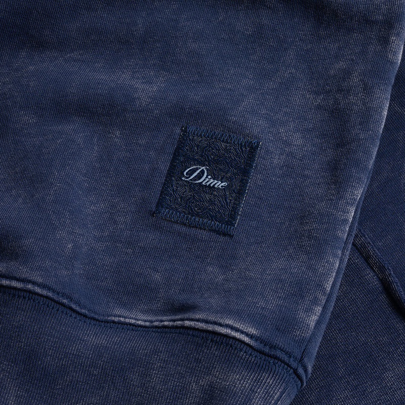 Dime Reverse Stitch Crewneck - Navy Washed