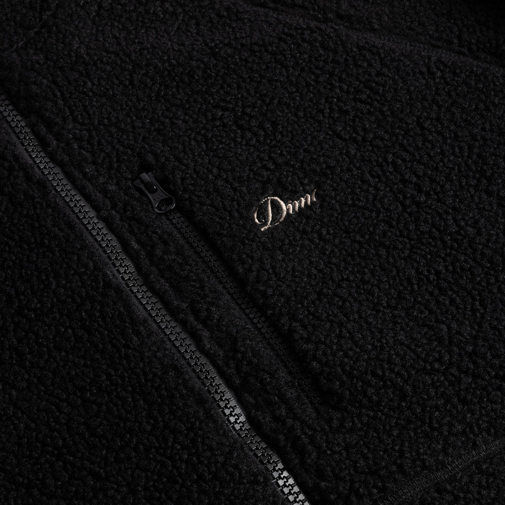 Dime Polar Fleece Sherpa Zip - Black