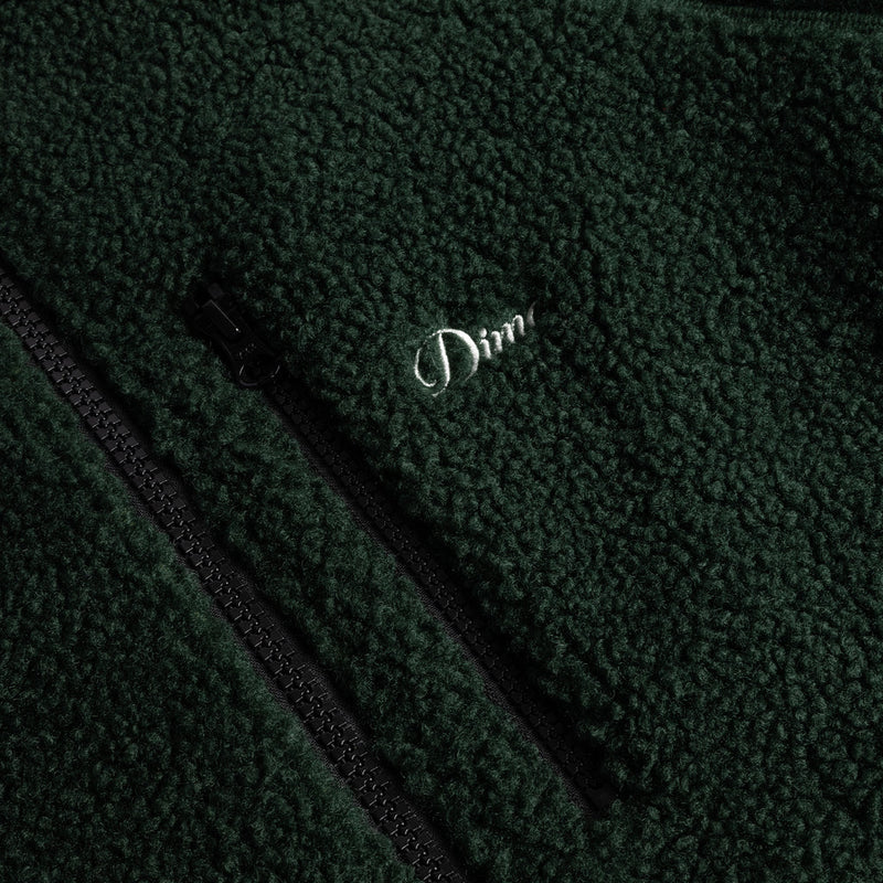 Dime Polar Fleece Sherpa Zip - Forest