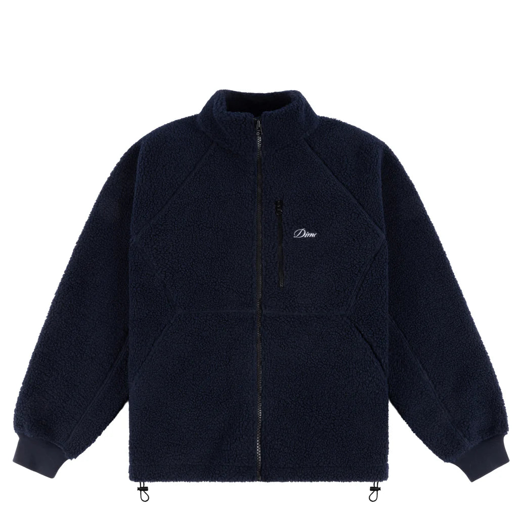 Dime Polar Fleece Sherpa Zip - Navy