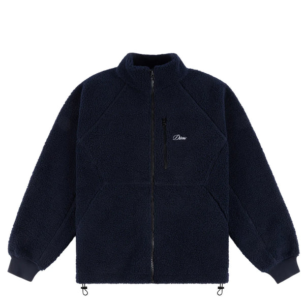 Dime Polar Fleece Sherpa Zip - Navy