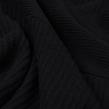 Dime Wave Knit Crewneck - Black