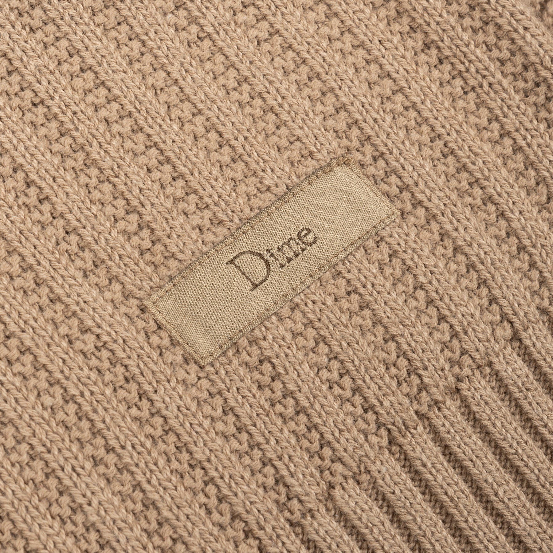 Dime Wave Knit Crewneck - Khaki