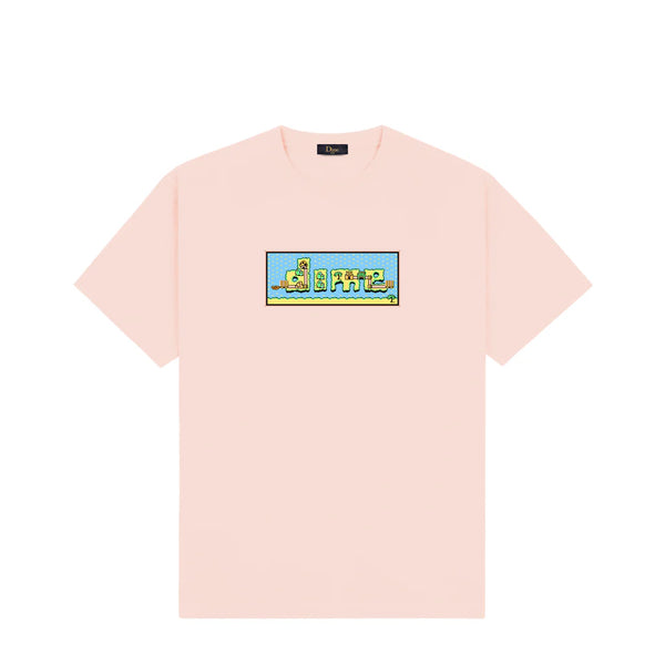 Dime World T-shirt - Pale Peach