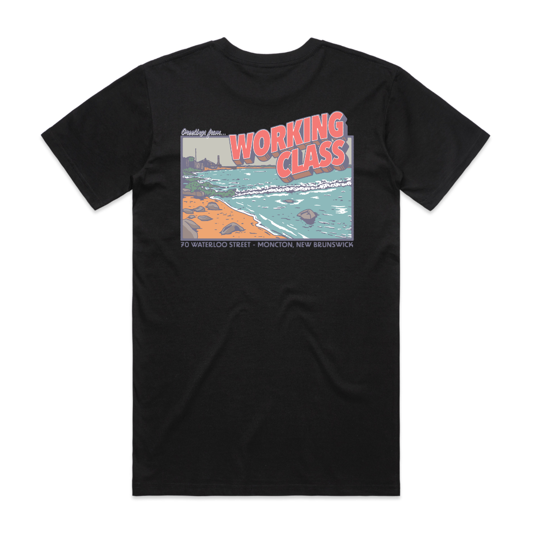 Working Class Tidal Bore Tee - Black/Multi